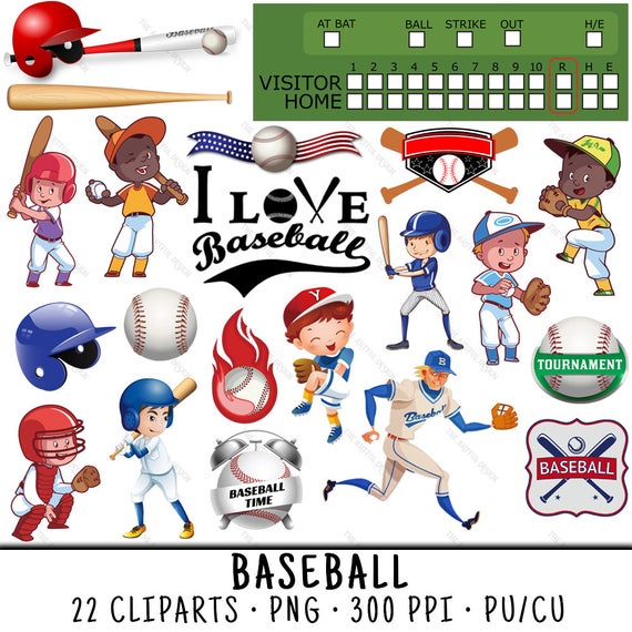 baseball clipart sport