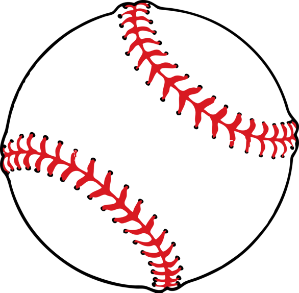 Baseball and in color. Clipart pencil clear background