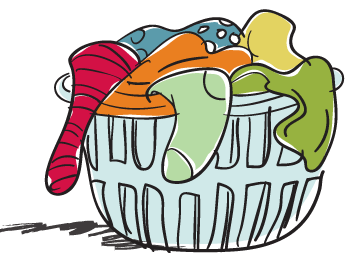 Dirty laundry clip art. Basket clipart clothing