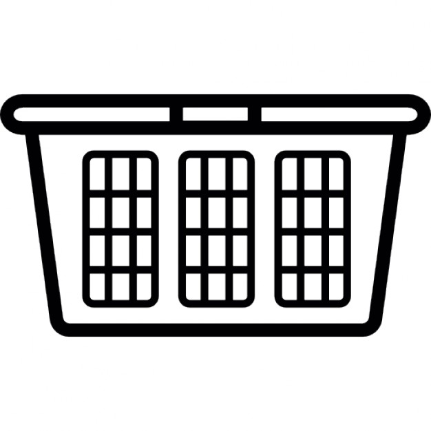 Laundry icons free download. Basket clipart clothing