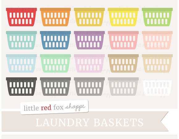 basket clipart laundry basket