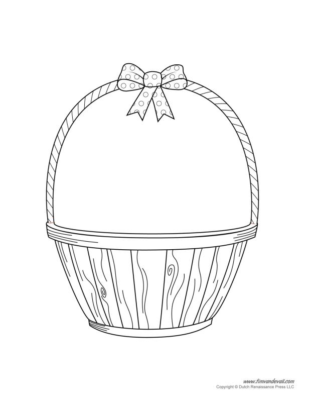 Basket clipart line drawing. Wicker at getdrawings com