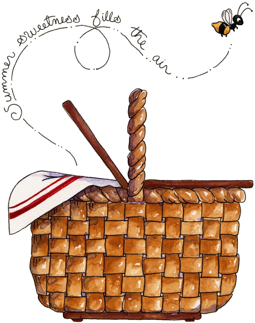 Basket old fashioned