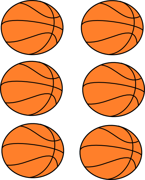 clipart basketball printable