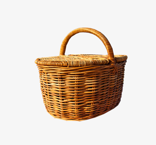 basket clipart wooden basket