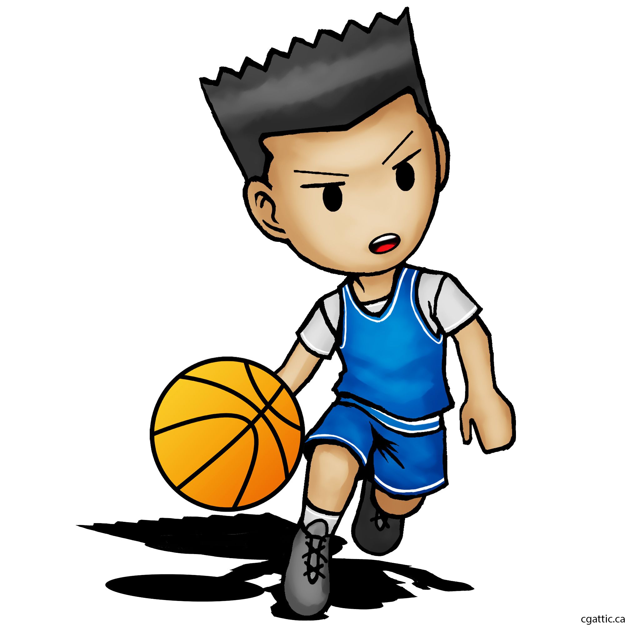basketball clipart character