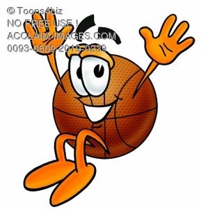 basketball clipart character