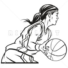 basketball clipart drawing