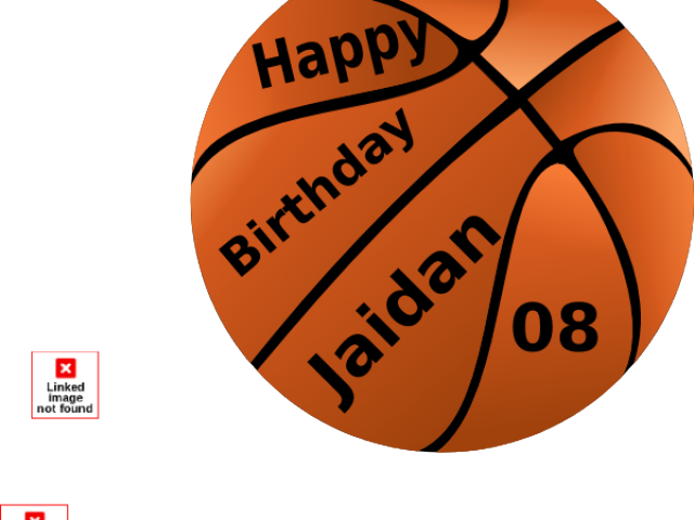 basketball clipart happy birthday