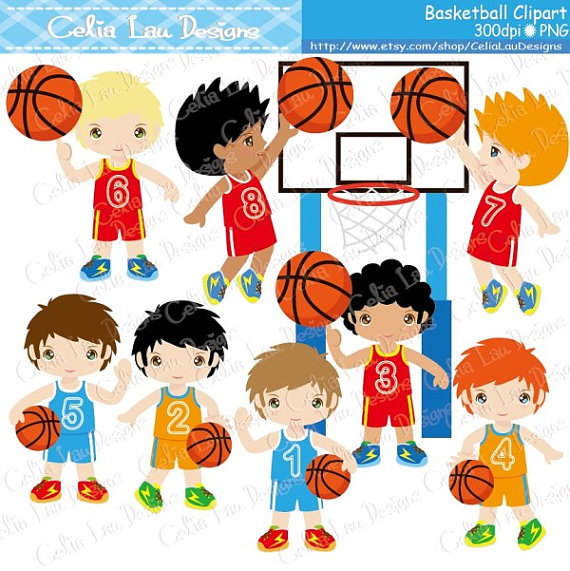 basketball clipart party