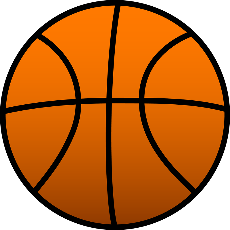 clipart basketball pattern