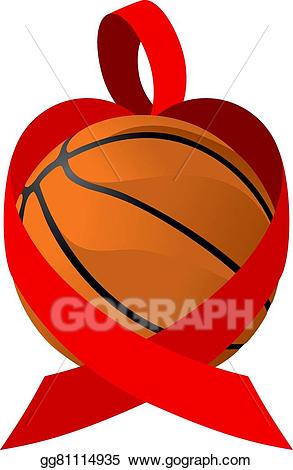 basketball clipart ribbon