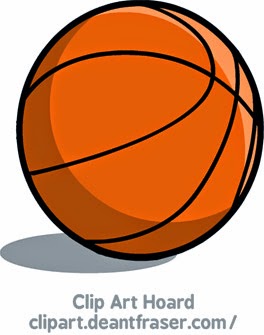 clipart basketball simple