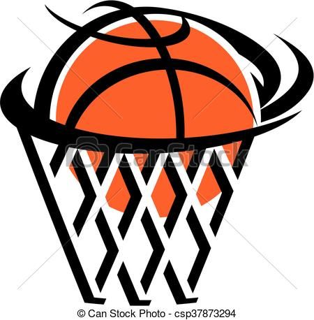 Vector stock illustration royalty. Clipart basketball icon