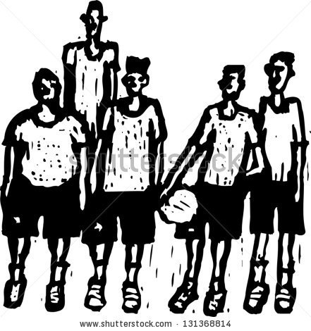basketball clipart teamwork