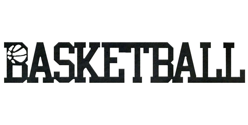 Inc hammered black. Clipart basketball word