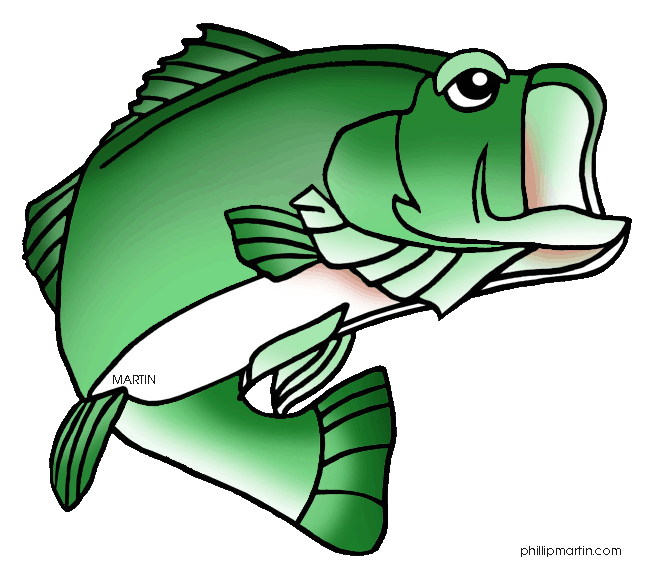 clipart fish bass