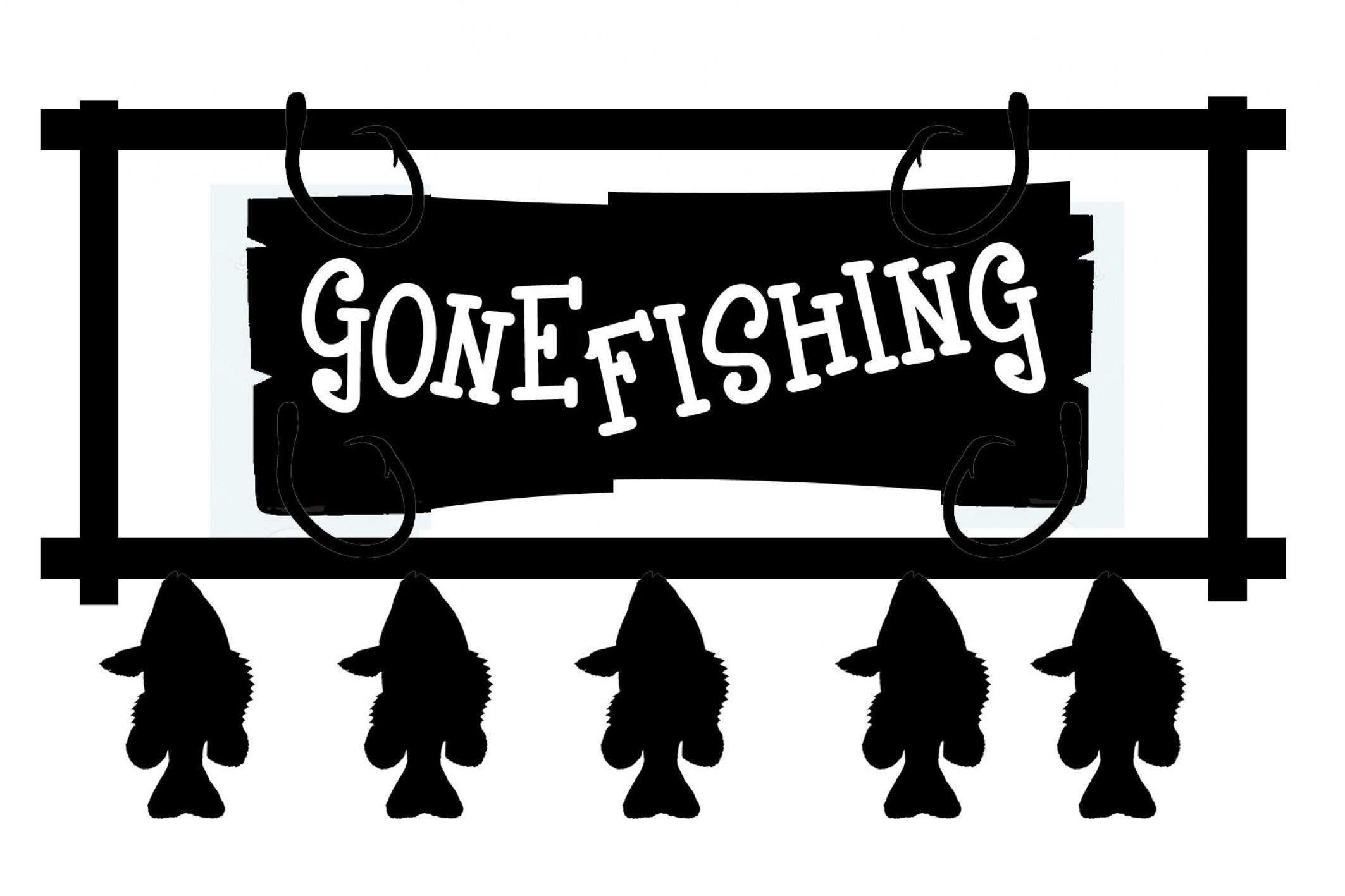 Bass clipart gone fishing, Bass gone fishing Transparent FREE for