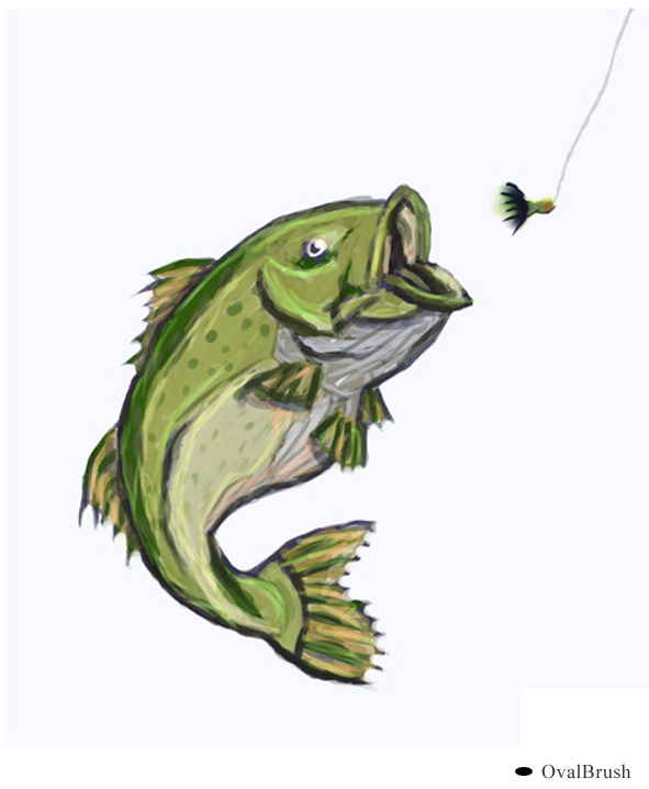 bass clipart river fish