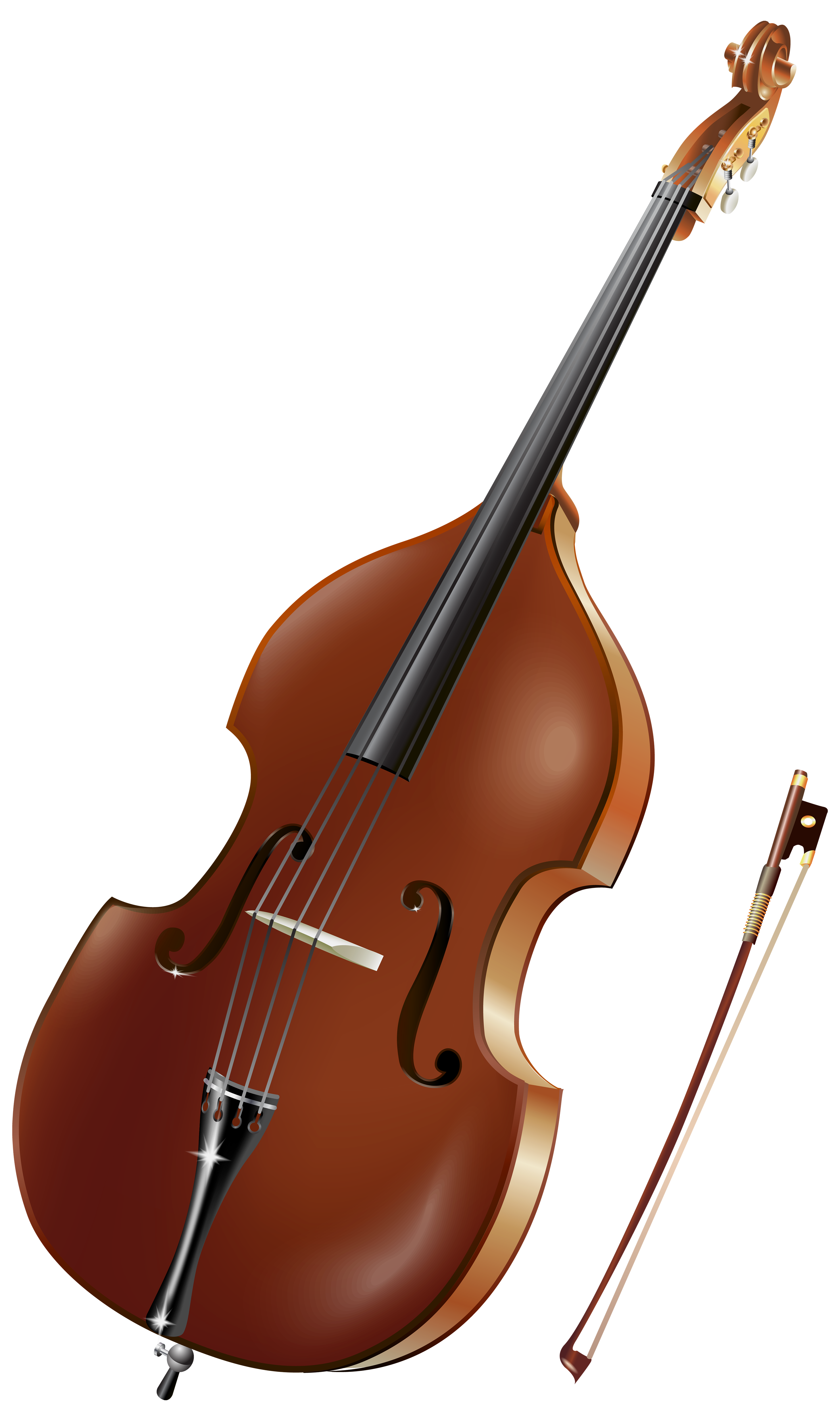 instruments clipart double bass
