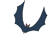 bat clipart animation