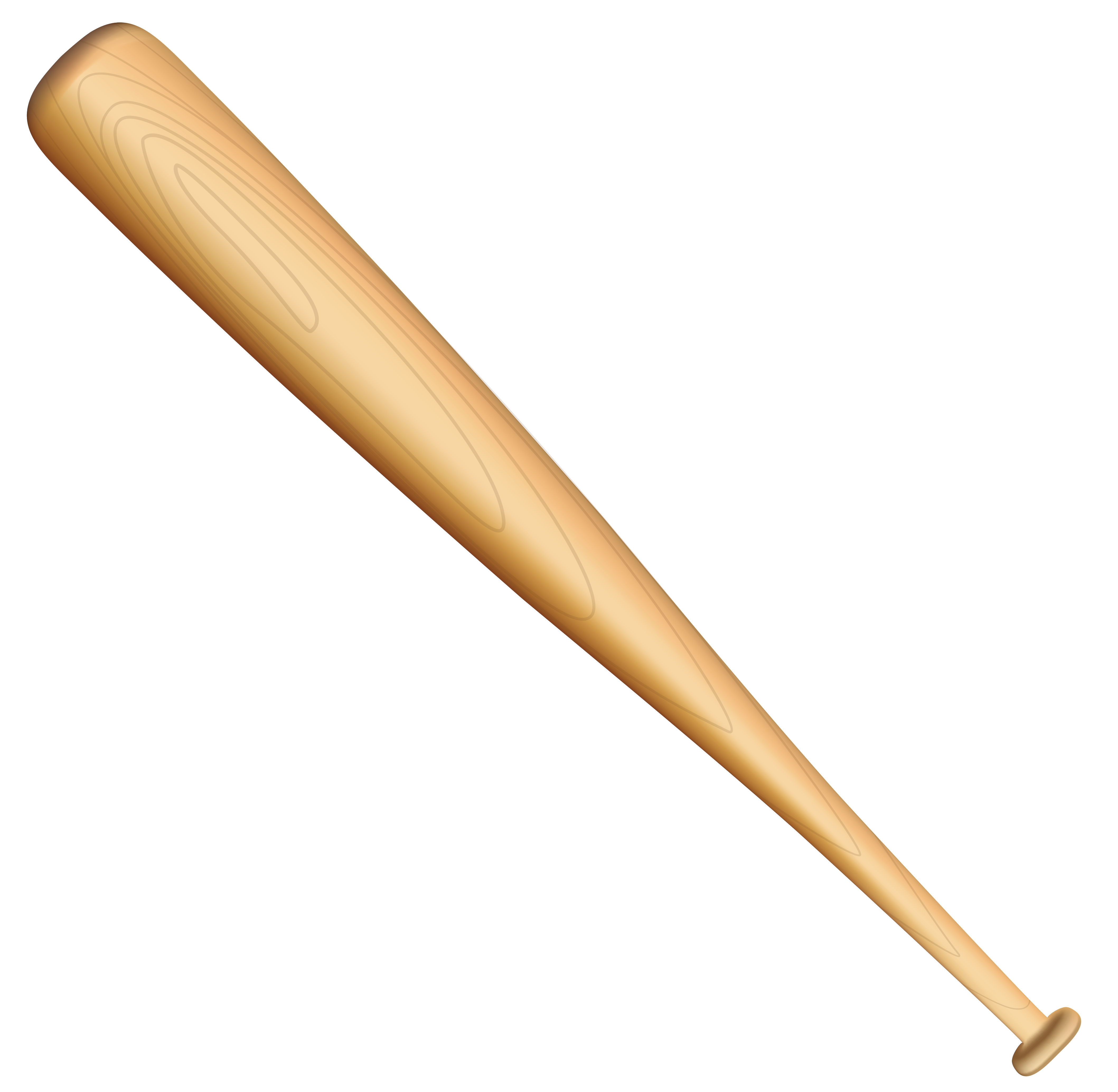 Cartoon baseball bat vector. Clipart turkey knife