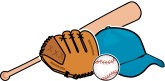 Bat clipart baseball glove. Printable invitation template and