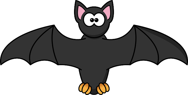 clipart bat body