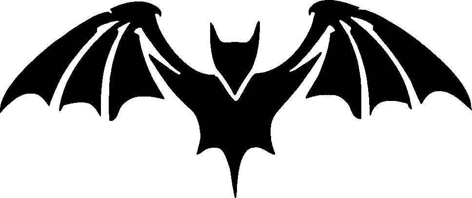 Bat clipart body. Stencil tag art clip