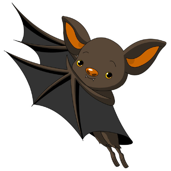 Little clip art and. Bats clipart brown bat
