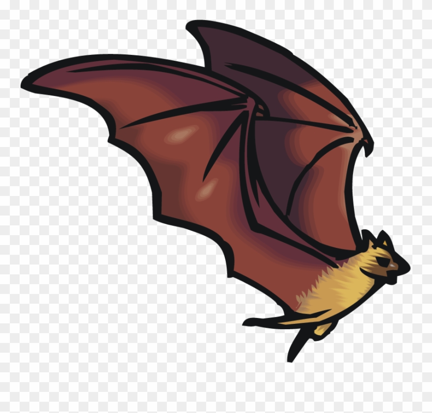 clipart bat brown bat