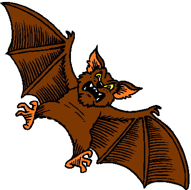 bat clipart brown bat