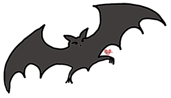 bat clipart cartoon
