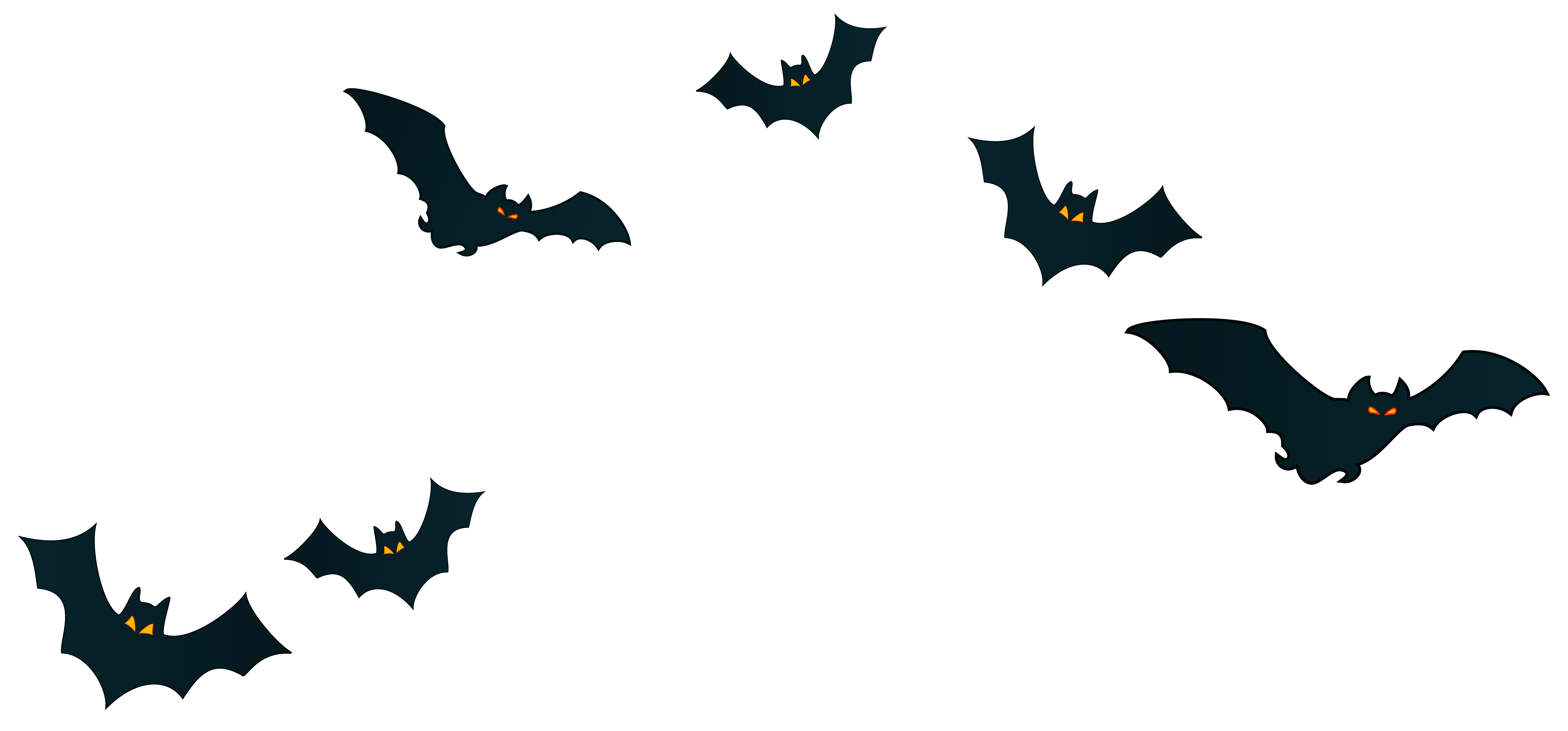 Halloween decor png image. Bats clipart clear background