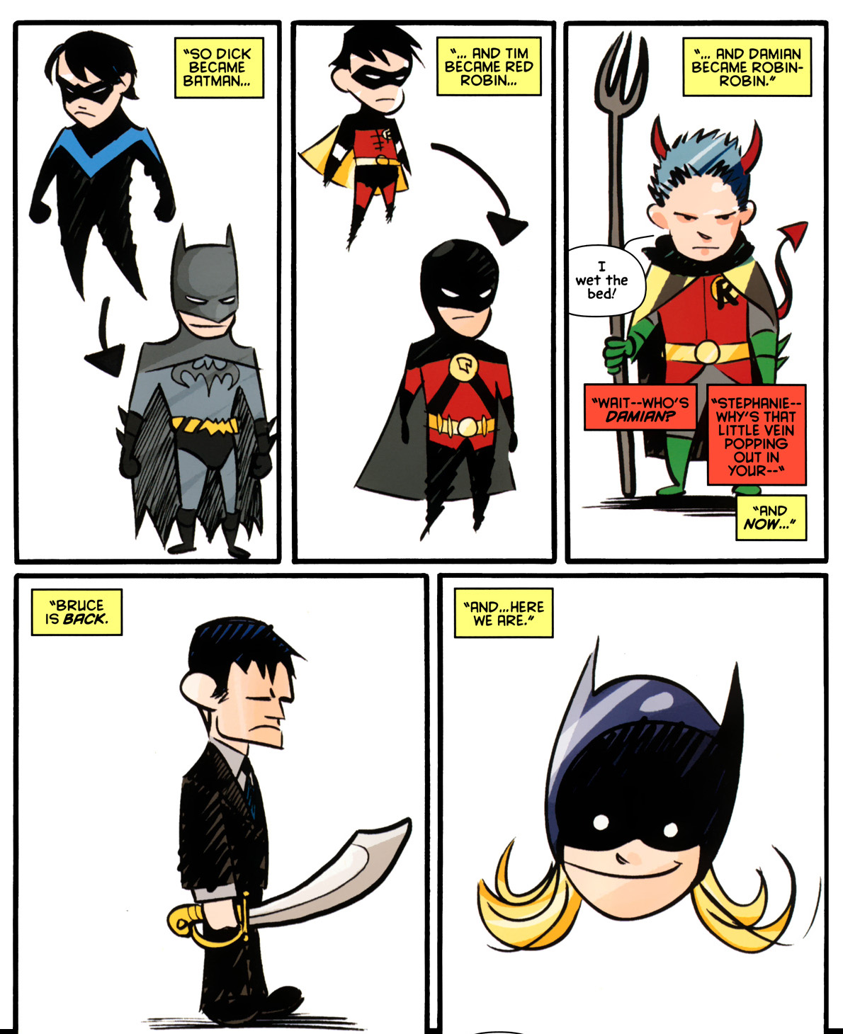 History of the family. Bat clipart comic