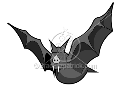 bat clipart comic