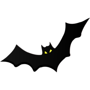bat clipart creepy