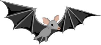 Bat clipart fruit bat. Illustrating children s books