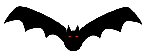 clipart bat horror