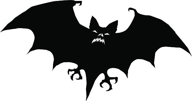 Bat halloween cartoons . Bats clipart creepy