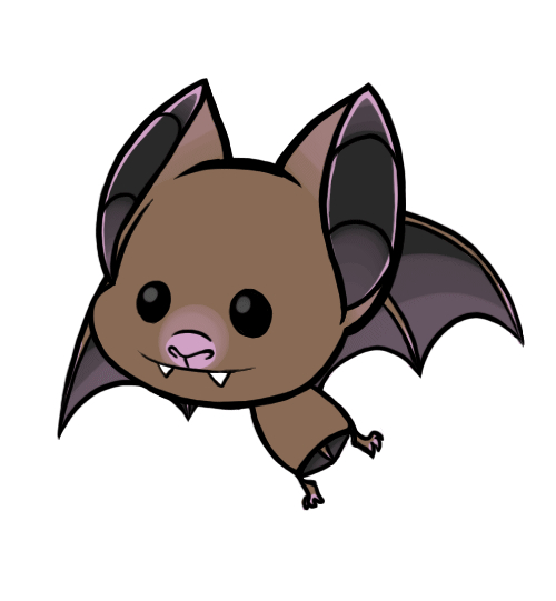 bats clipart comic