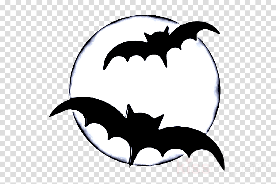 Clipart bat mouth. Black and white stencil