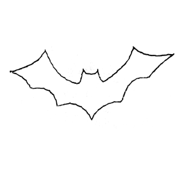 Free bat cliparts download. Bats clipart outline