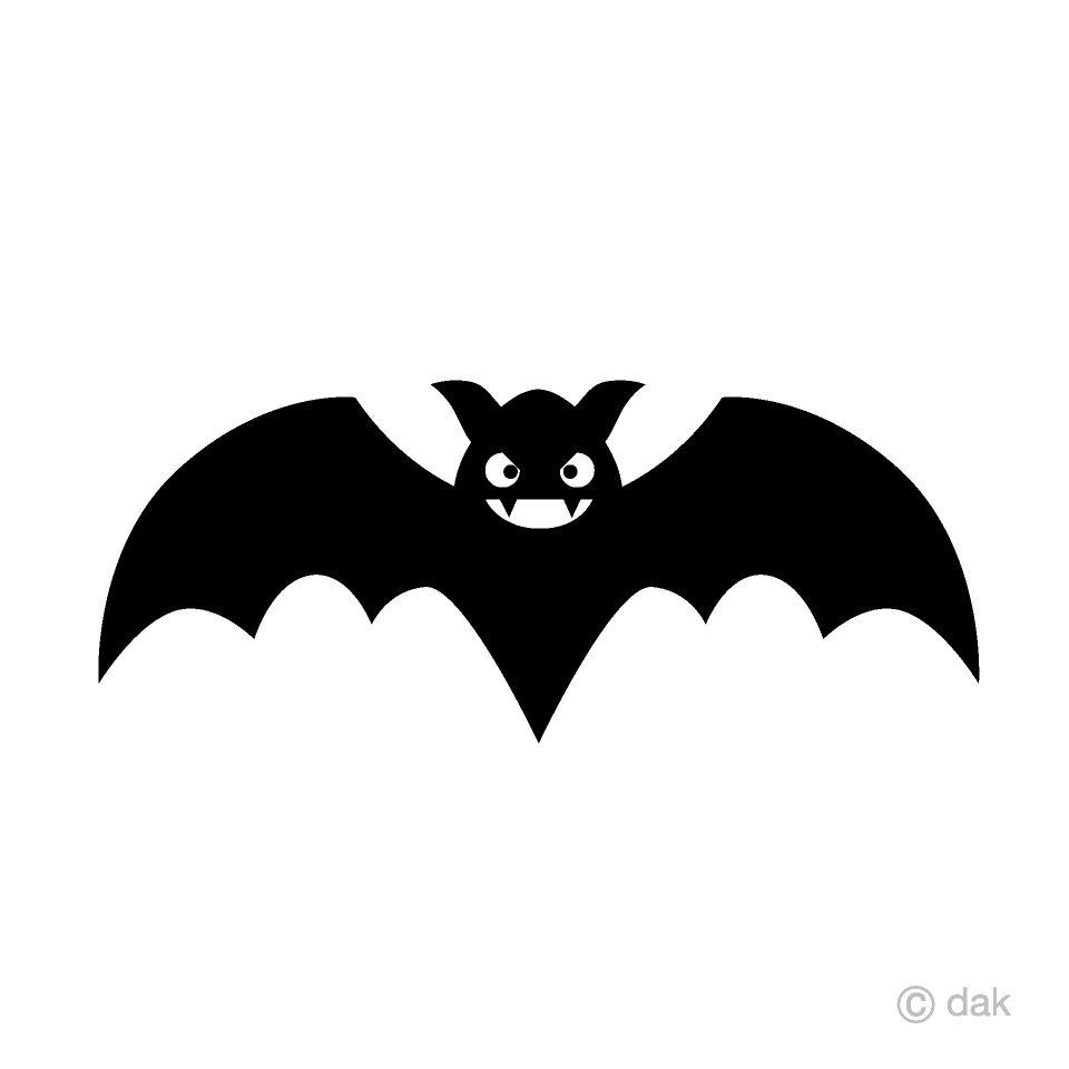 clipart bat simple