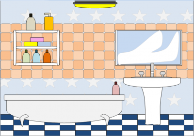 bath clipart animated