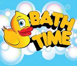 Free bathtime. Bath clipart bath time