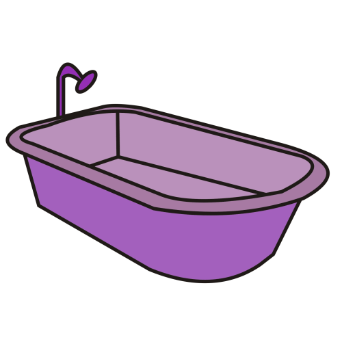 bath clipart bathtub