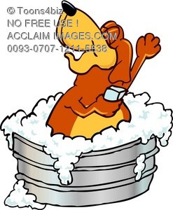 bath clipart cartoon