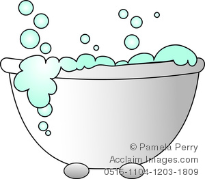 bubble clipart bathtub