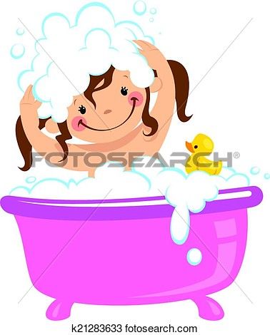 bath clipart washing body